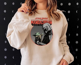 Vintage Style Mandolorian Sweatshirt