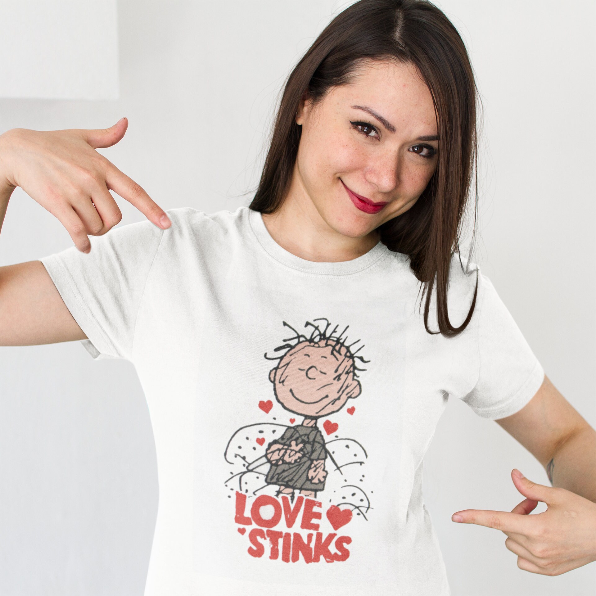 Discover Camiseta The Peanuts Cómic Lindo Divertido Vintage para Hombre Mujer