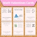 Printable Valentines Cards, School Valentines Cards for Kids, Printable ...