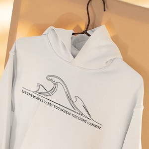 Waves Hoodie, Surfing Pullover, Surf Sweater, Beach Tshirt, Surfer T-shirt, Gift for Surfers, Surfing Gifts, Surf Gifts, Surf print,