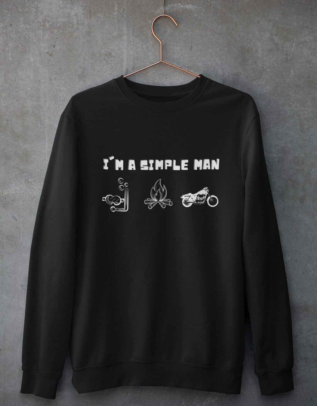 Im A Simple Man | Woman Customisable Tshirt, Scuba T Shirt, Scuba ...