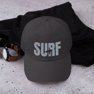 Berretto da baseball SURF, Cappello da surfista, Berretto da surf, Regali per il surf, Regali per i surfisti, Cappello da spiaggia, Cappello da sole, Amanti del surf, Cappelli alla moda