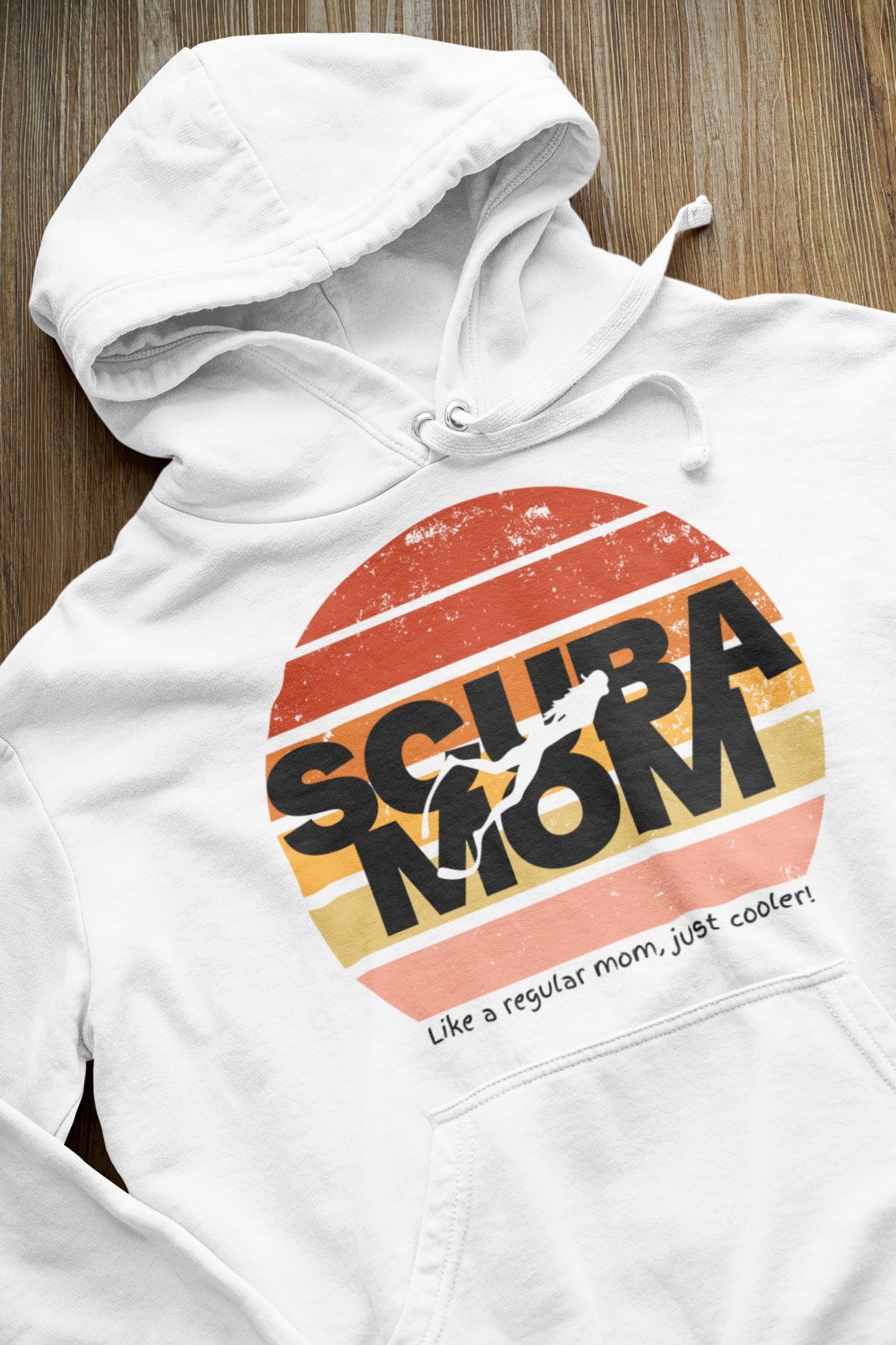 SCUBA MOM Hoodie, Diving Hoodie, SCUBA Diving, Dive Sweater, Diver Sweatshirt, Gift for Mom, Mothers Day, Scuba Diving, Scuba gift