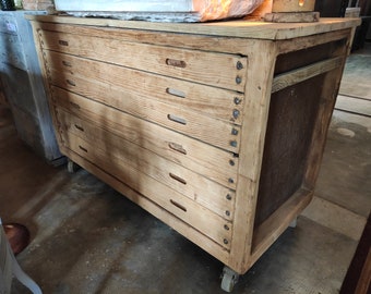 Restored antique bread cabinet