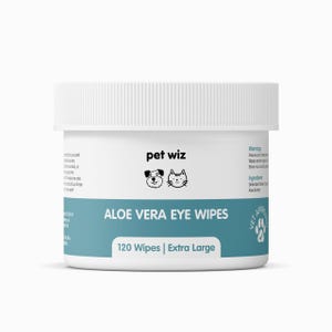 Aloe Vera Eye Wipes for Cleaning Dogs - Extra Large - Pack of 120