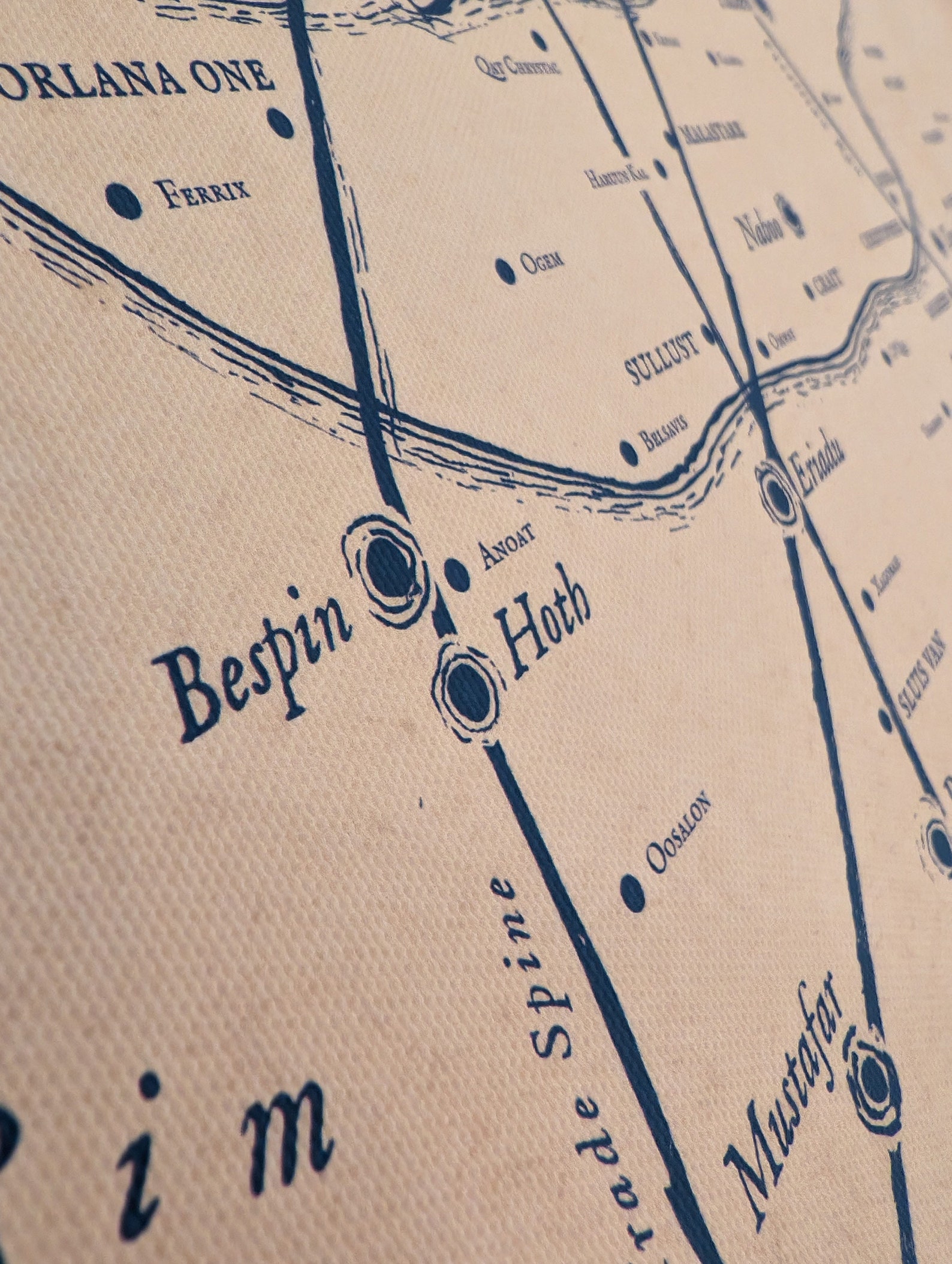 Star Wars Galaxy Map - Etsy