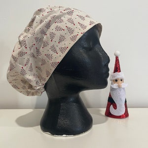 Scrub Hat. Theatre Cap. CHRISTMAS. Christmas Trees