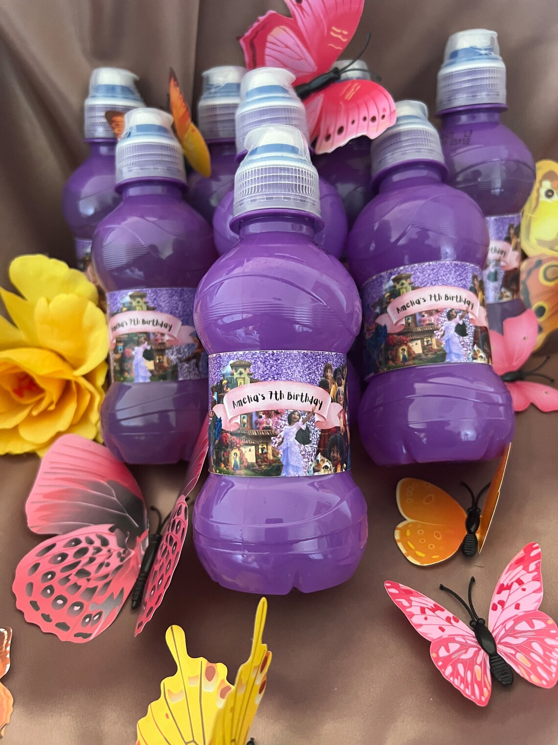 Personalised Encanto Birthday Party Juice/fruit Shoot Labels Etsy UK