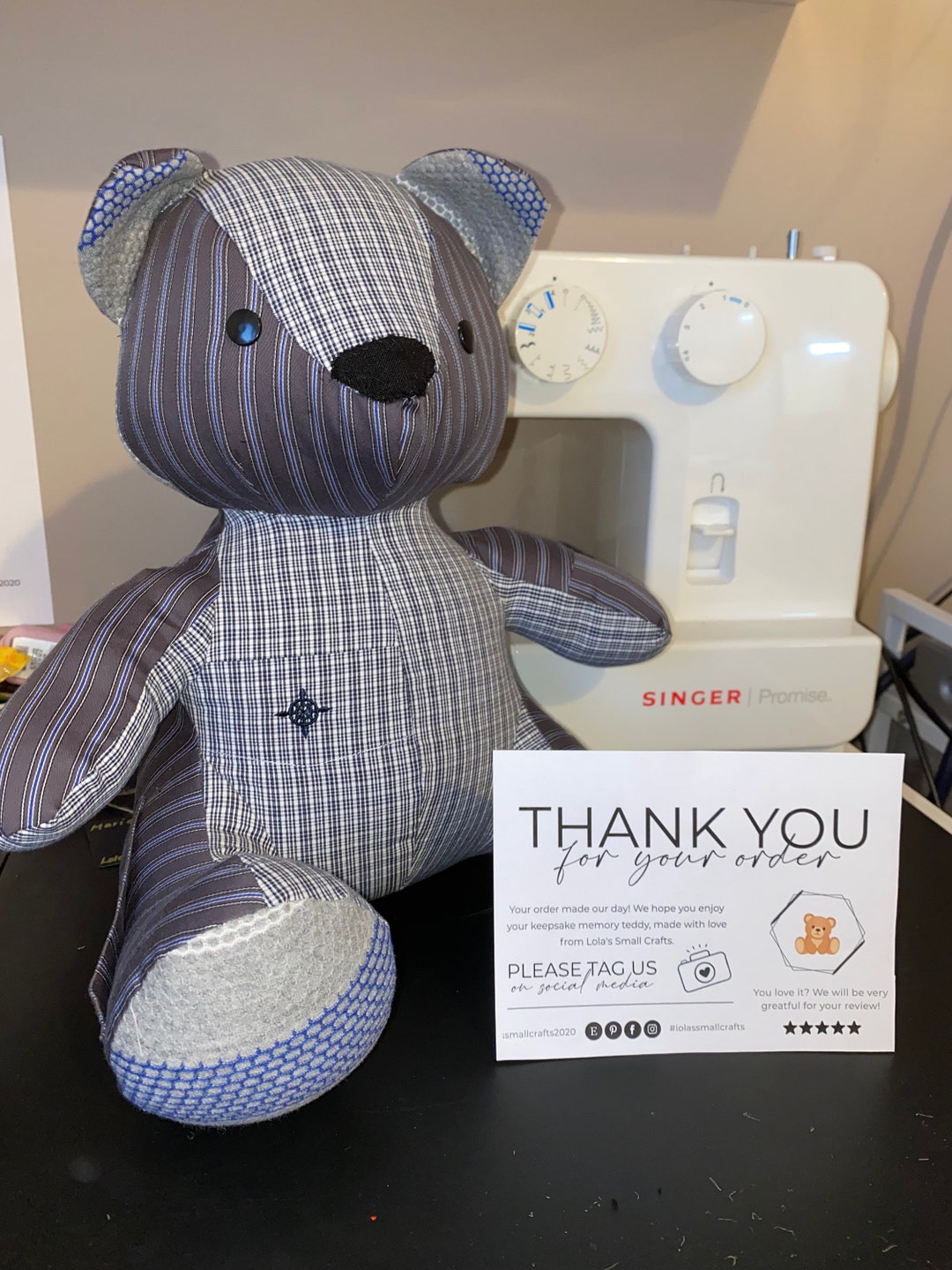 Keepsake Memory Bear - Etsy UK