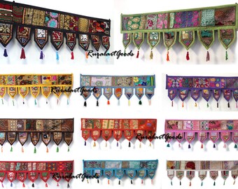 Boho deur decor 1 & 2 meter Toran Boho decor kleurrijke Toran Indiase handgemaakte deur Volant raam decor hippie muur opknoping