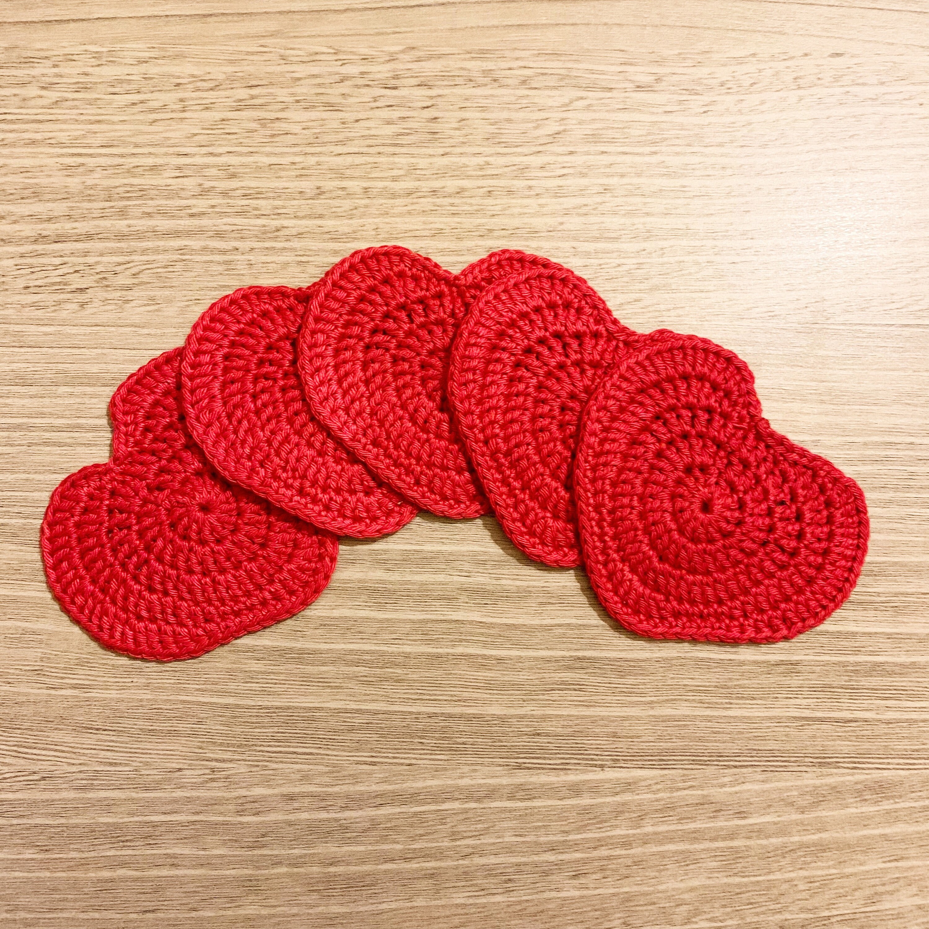 Sous-Verres en Coeur/Heart Coasters