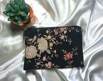 Floral printed pouch / Mother's Day / Mother's Day gift