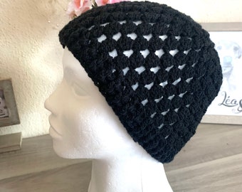 Joli bonnet au crochet / chapeau /toque / idée cadeau Noël