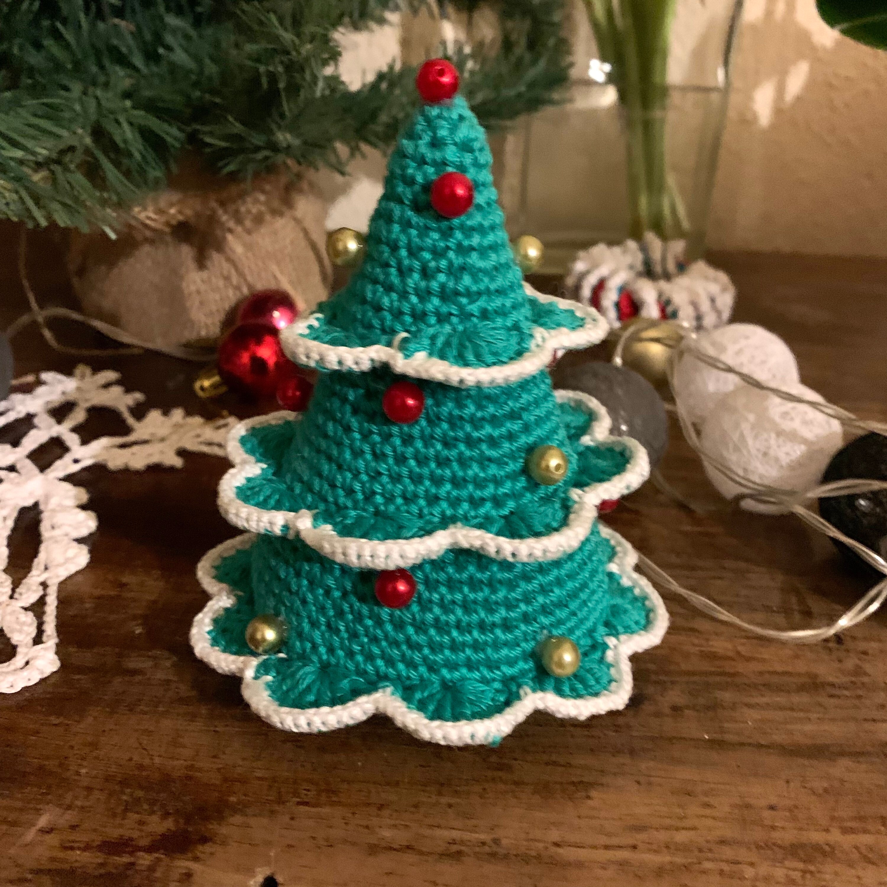Sapin de Noël/Décoration Noël Amigurumi Au Crochet