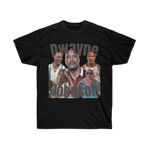 DWAYNE JOHNSON Unisex Graphic Tee | Dwayne Johnson Vintage Unisex Crewneck