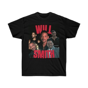 WILL SMITH Unisex Graphic Tee | Will Smith Vintage Unisex Crewneck