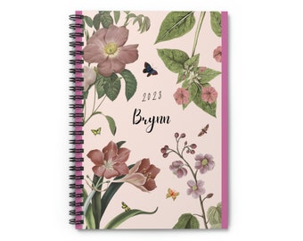 7 Personalized Spiral Notebooks - Ruled Line