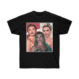 FLORENCE PUGH Unisex Graphic Tee | Florence Pugh Vintage Unisex Crewneck