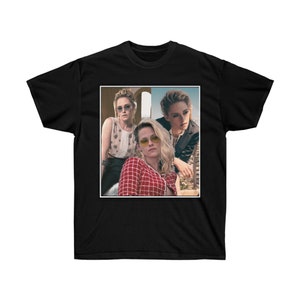 KRISTEN STEWART Unisex Graphic Tee | Kristen Stewart Vintage Unisex Crewneck