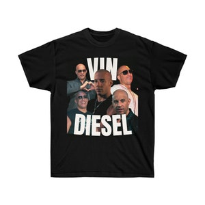 VIN DIESEL Unisex Graphic Tee | Vin Diesel Vintage Unisex Crewneck