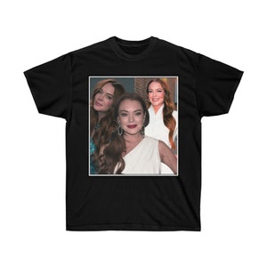 LINDSAY LOHAN Unisex Graphic Tee | Lindsay Lohan Vintage Unisex Crewneck