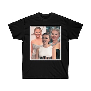 SCARLETT JOHANSSON Unisex Graphic Tee | Scarlett Johansson Vintage Unisex Crewneck