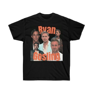 RYAN GOSLING Unisex Graphic Tee | Ryan Gosling Vintage Unisex Crewneck