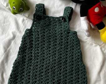 Crochet Baby Romper - PDF Pattern, Unique Baby Gift, Instant Download, Easy Crochet PDF Pattern