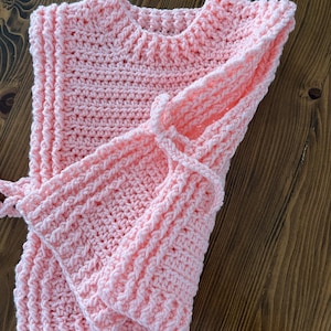 Crochet Children&#39;s Vest Pattern | Digital PDF Download | Unisex Baby Outfit | Chunky Yarn | Easy Crochet Tutorial in English