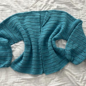 Crochet Cardigan Pattern PDF | Easy & Stylish Crochet Jacket Tutorial | Digital Download | Beginner, Advanced Friendly