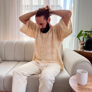 Crochet Shirt - PDF Pattern, Crochet Shirt Unisex, Instant Download, Easy Crochet Pattern - English image 3