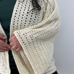 Crochet Hexagon Cardigan Pattern | Crochet Pdf Pattern size S-3XL in English