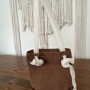 CROCHET PATTERN - Crochet Bag Pattern Pdf, Handmade Shoulder Bag, DIY Tote Bag, Instant Download