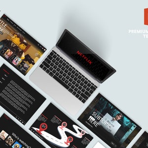 Presentación temática de Netflixx / Plantilla de Power Point
