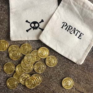 Kinderverjaardagstas - kinderfeestartikelen - gepersonaliseerde cadeautas - piratenverjaardag