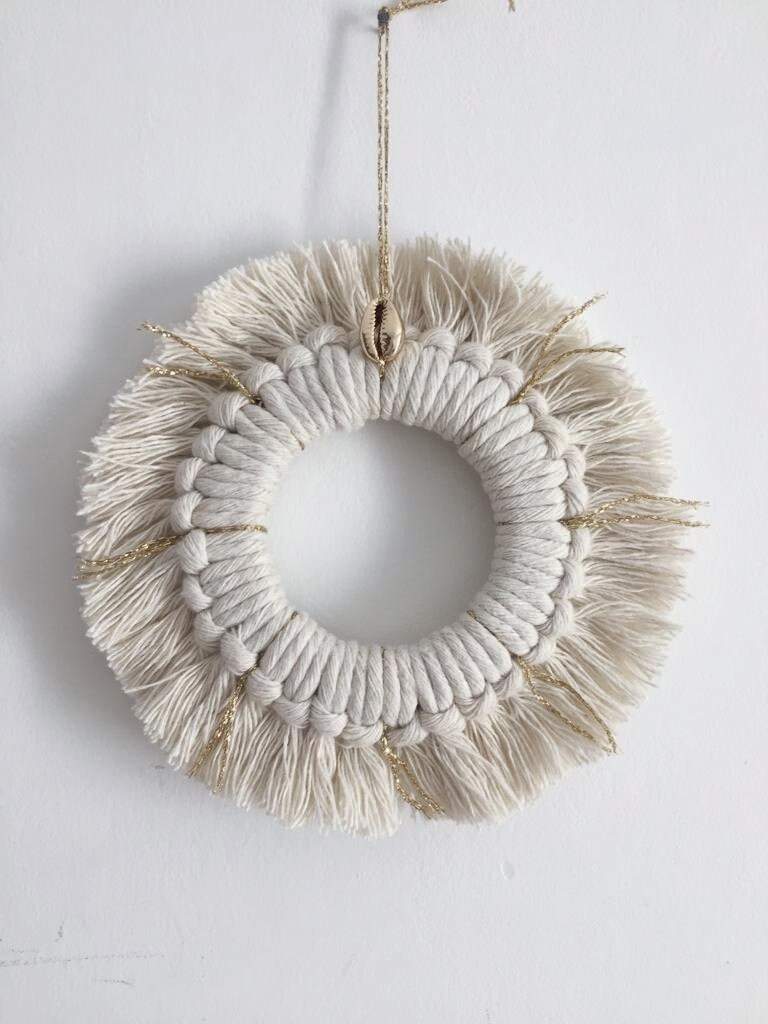 Couronne Macramé/Décoration Murale