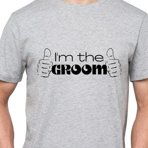 I&#39;m the Groom SVG, hubby svg, groom svg, wedding couple svg, bridal cut files, bridal party svg, groom, groom image, digital download