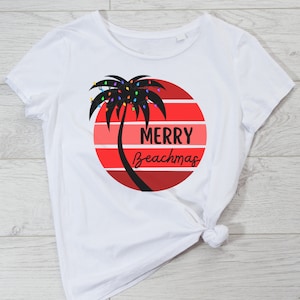 Merry beachmas svg &png, xmas svg, xmas png, xmas image, christmas svg, christmas png, tropical christmas, christmas palm tree, beachmas