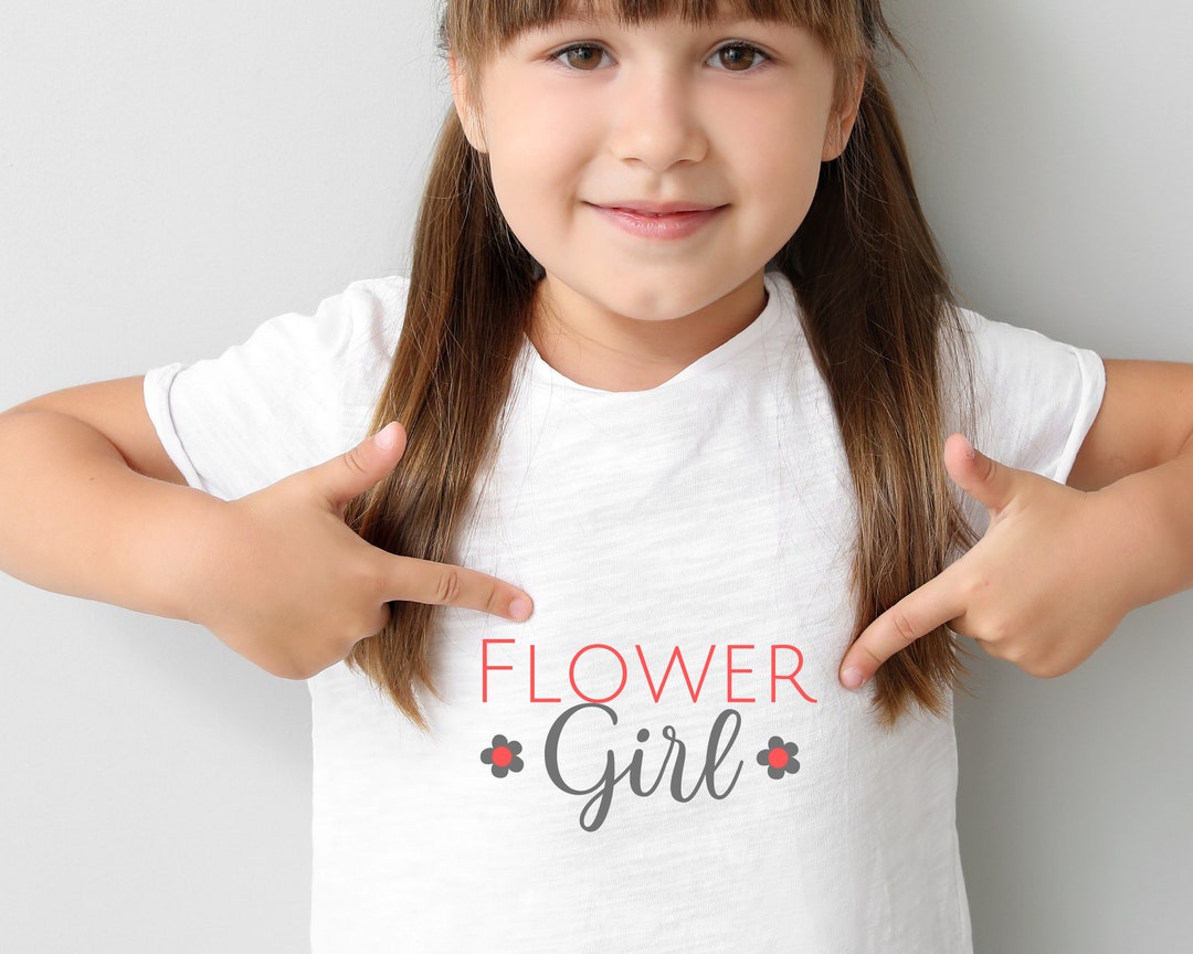 Flower Girl SVG and PNG, Bridal Cut File, Digital Download, Flower Girl