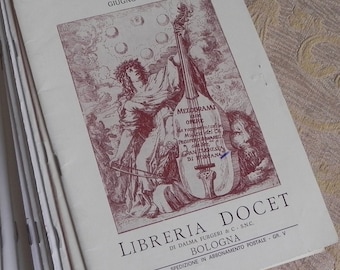 CATALOGUE - Lot of 20 illustrated catalogues with prices from the Docet antiquarian bookshop, Bologna - Years 1981-2006