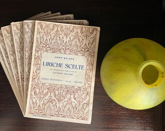BOOK OF PRECIOUSNESS - Series of English writers by various authors, 6 volumes - Carlo Signorelli Editore, 1920s-1930s