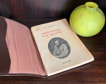 BOOK OF QUALITY - Dostoevsky and the Crime by Evel Gasparini - Dr. Francesco Montuoro Editore, 1946