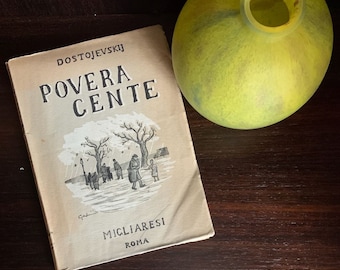 BOOK OF QUALITY - Poor Folk by Fyodor Dostoevsky - Migliaresi Editore, 1945