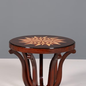 Wunderschöner Art Deco Stil Couchtisch Antik Stil Luxus Beistelltisch Wohnzimmer Ablagetisch