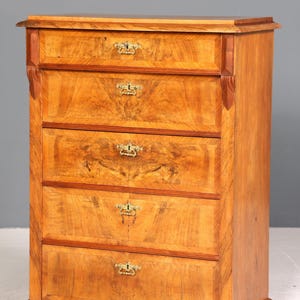 Stylish Wilhelminian style chest of drawers Art Nouveau Vertiko chest of drawers Antique laundry chest