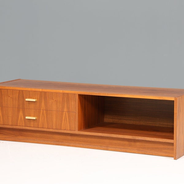 Beautiful Mid Century Lowboard Vintage Sideboard Dresser TV Cabinet Shelf Bookshelf