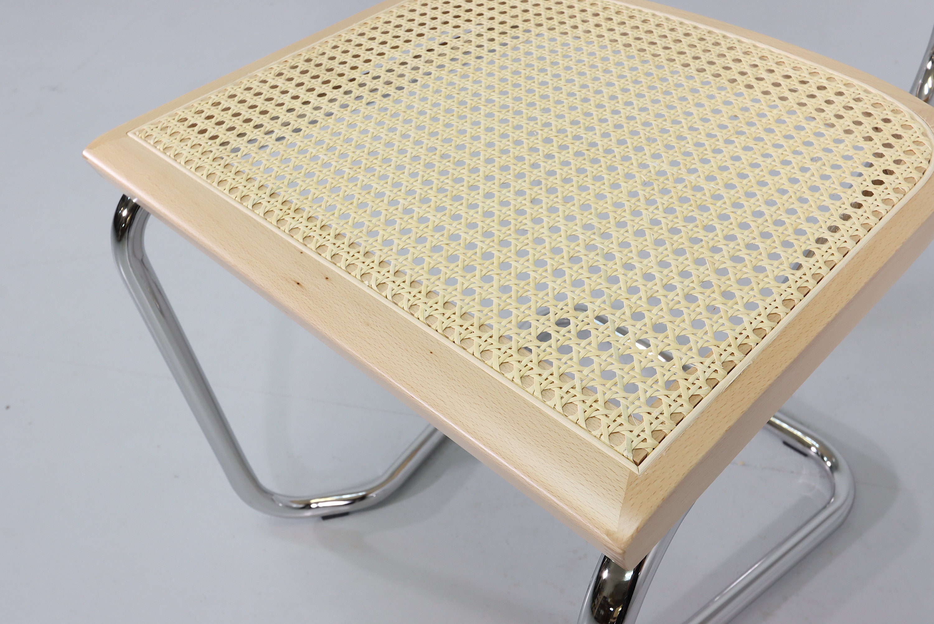 Noble Wicker Cantilever Armrest Chair Bauhaus Made in Italy Etsy