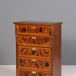 Fantastic Wilhelminian style chest of drawers Art Nouveau Vertiko antique highboard chest of drawers
