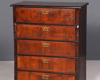 Wunderschöne Gründerzeit Kommode Jugendstil Antik Schubladenkommode Vertiko Wäschekommode