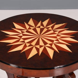 Wunderschöner Art Deco Stil Couchtisch Antik Stil Luxus Beistelltisch Wohnzimmer Ablagetisch